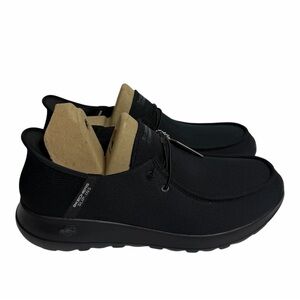 SKECHERS GO WALK MAX BEACH CASUAL HANDS FREE SLIP-INS MEN'S SIZE 15 BLACK NIB
